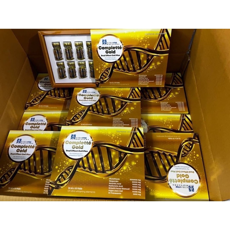 Complette Gold Dual Effect cell Plus   Glutathione 5,000,000 mg 